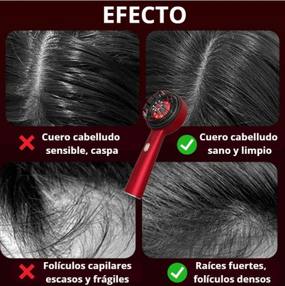 Peine Masajeador Con Vibración Eléctrica